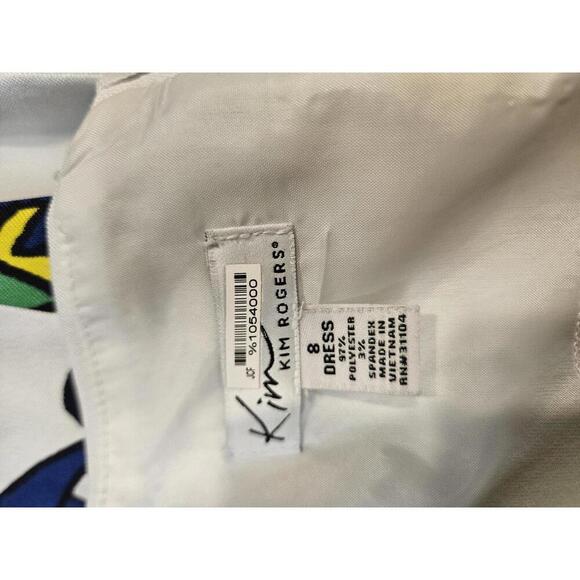Kim Rogers Women's Colorful Shift Dress - Size 8 #78 - Picture 4 of 6